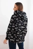 Bluza z napisami czarna