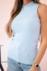 Bluzka bez rękawów błękitna