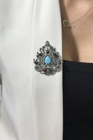 Srebrny || Niebieski