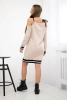 Sukienka Tres Chic beżowy