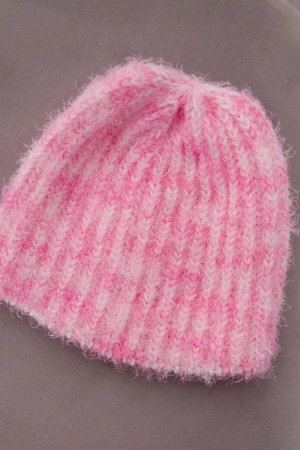 Czapka damska Cina K259 jasno różowa