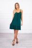 Sukienka na cienkich ramiączkach zielona