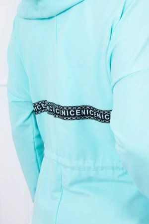 Narzutka z dłuższym tyłem miętowa