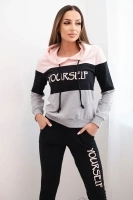 Czarny || Pudrowy róż