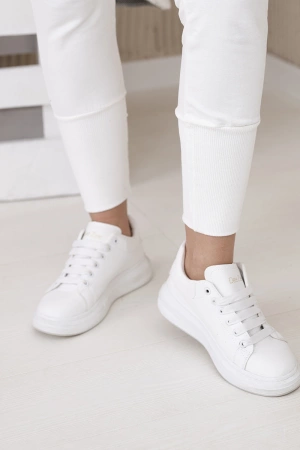 Komplet z szerokimi ściągaczami ecru