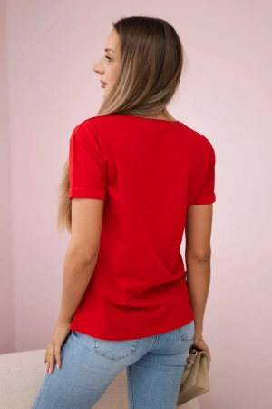Bluzka Free Flight czerwona