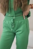 Komplet sweterkowy Bluza + Spodnie zielony