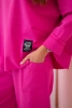 Komplet new punto bluza + spodnie różowy