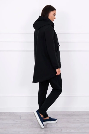 Komplet ze spodniami Baggy czarny