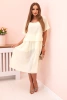 Sukienka damska bawełniana o luźnym fasonie żółta