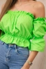 Bluzka hiszpanka jasno zielona