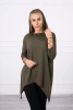 Bluza z nadrukiem skrzydeł khaki