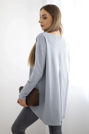 Bluzka damska z orłem i napisem Canyon szara