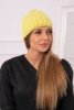 Czapka damska Rebeka K345 żółta