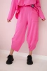 Komplet bawełniany bluza + spodnie jasny różowy
