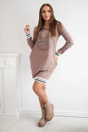 Sukienka Brooklyn mocca