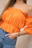 Bluzka hiszpanka pomarańczowa