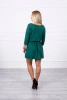 Sukienka z cekinową kieszonką zielona