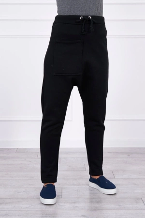 Komplet ze spodniami Baggy czarny