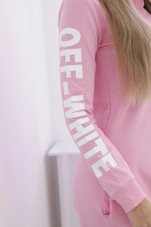 Sukienka Off White jasno różowa