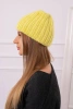 Czapka damska Rebeka K345 żółta