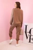 Komplet bluza + spodnie masełko camelowy
