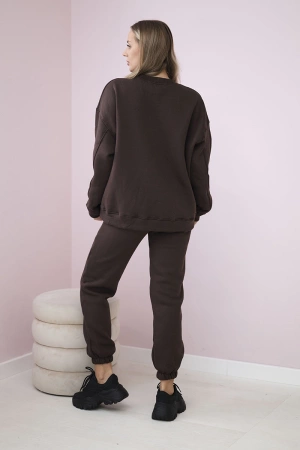 Komplet ocieplany Copenhagen brązowy