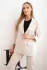 Komplet damski Punto elegancka marynarka i spodnie beżowy