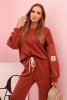 Komplet bluza + spodnie masełko rudy