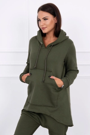 Komplet ze spodniami Baggy khaki