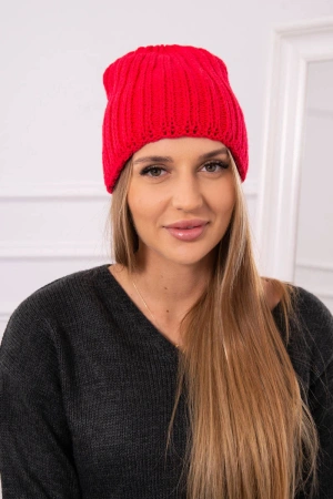 Czapka damska Rebeka K345 czerwona