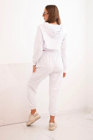 Komplet bawełniany 3-częściowy biały