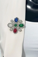 Srebrny || Wielokolorowy