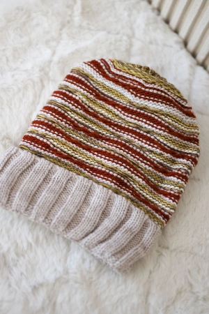 Czapka damska Feba K330 beżowa