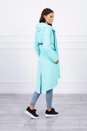 Narzutka z dłuższym tyłem miętowa