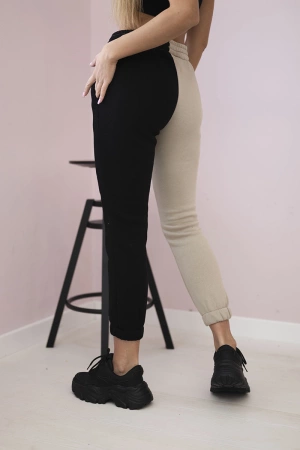 Spodnie damska dresowe z napisem QUEEN czarne