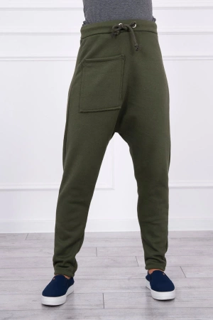Komplet ze spodniami Baggy khaki