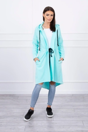 Narzutka z dłuższym tyłem miętowa