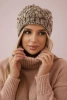 Czapka K156 jasno brązowa