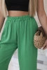 Spodnie z szeroką nogawką zielone